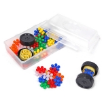 미니 눈송이 블럭 54p + 바퀴블럭 4p (선물용)