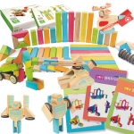 테구 원목자석블럭 종합창의세트 145p