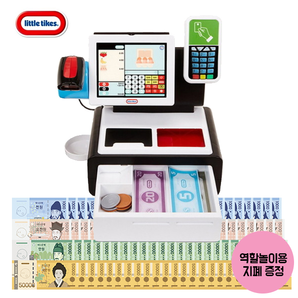 리틀타익스 퍼스트 계산대놀이 (역할놀이 지폐 25매 증정)