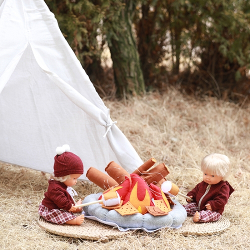 [겨울 놀이/만들기 기획전][본사] 퍼니소피 헝겊 캠핑 모닥불 불멍놀이세트