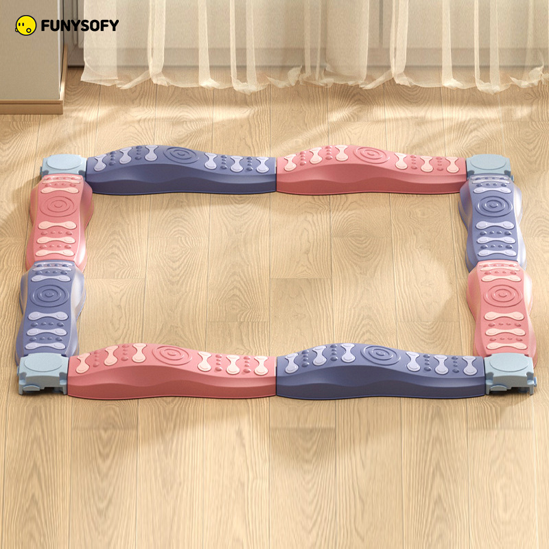 퍼니소피 파스텔 감각 웨이브 직선 균형대