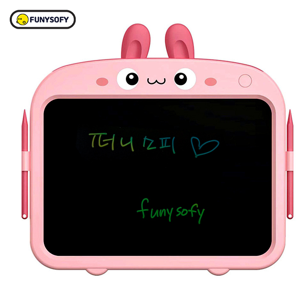 퍼니소피 토끼 컬러 LCD 놀이 아이패드 13.5인치 스텐딩 매직보드 전자노트