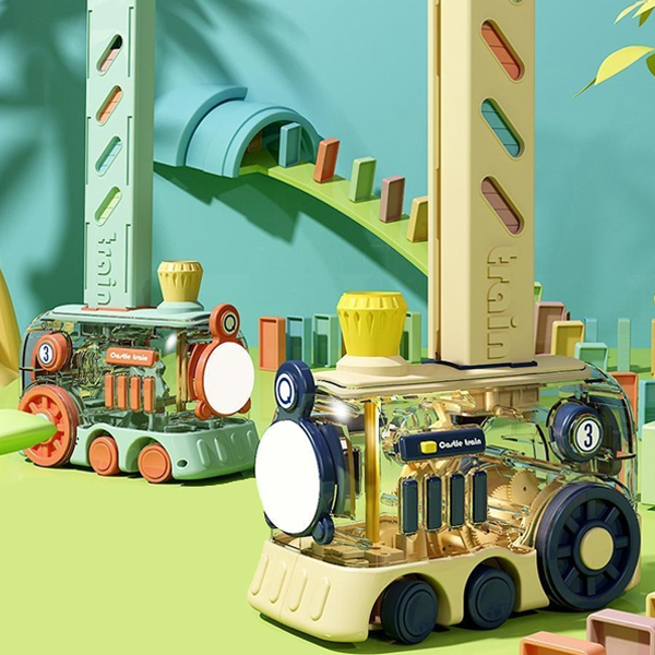 [본사] 퍼니소피 NEW 자동 꼬마 기차 도미노 60p