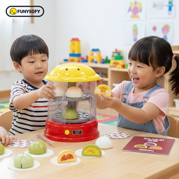 [겨울 놀이/만들기 기획전][본사] 퍼니소피 겨울 간식 호빵 놀이세트 (역할놀이 화폐 증정)