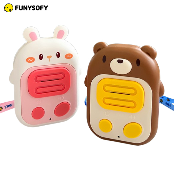 퍼니소피 캐릭터 키즈 무전기 토끼&곰 워키토키