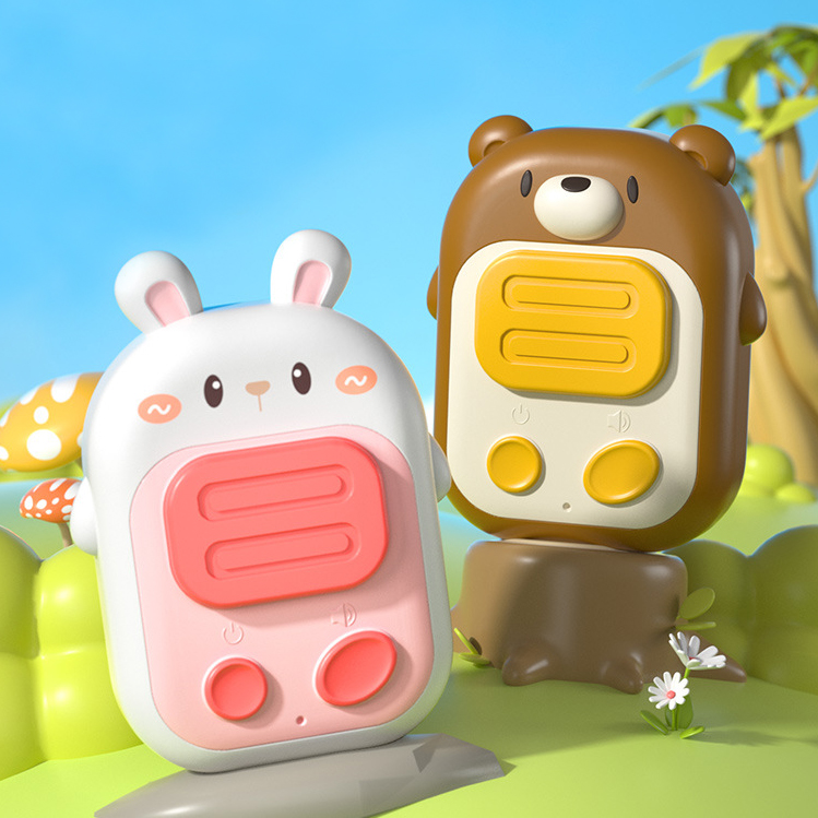 퍼니소피 캐릭터 키즈 무전기 토끼&amp;곰 워키토키