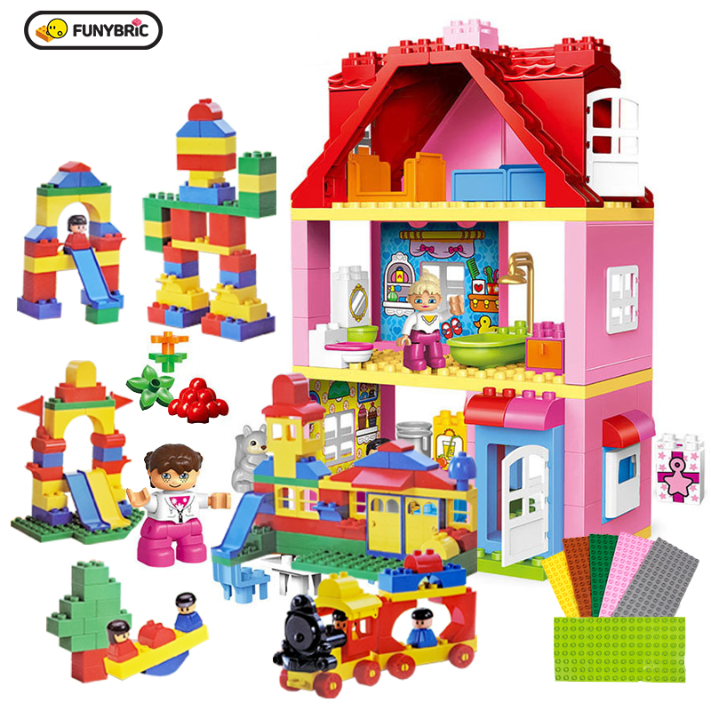 퍼니브릭 행복한 우리집 블럭 191p (레고 듀플로 호환) (온라인판매금지)