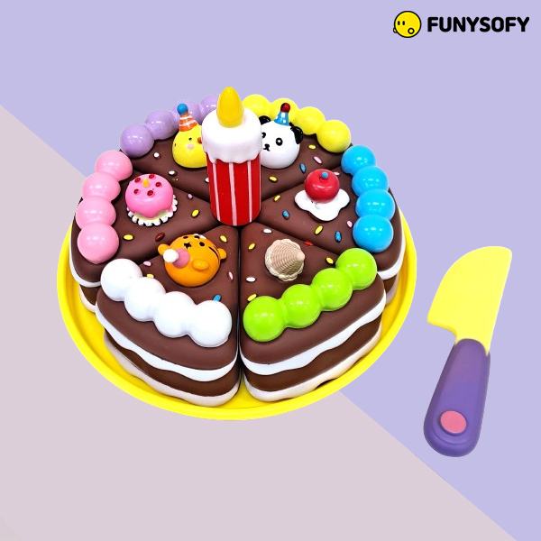 (신규런칭) 퍼니소피 NEW 소프트 자석 생일 파티 초코 케이크 (온라인 최대 할인 30%)