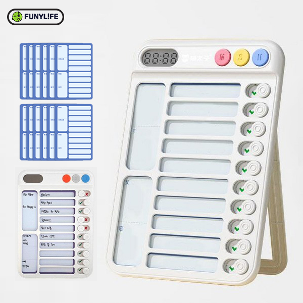 [본사] 퍼니라이프 위클리 플래너 체크 투두리스트 자석 스탠드 메모 보드