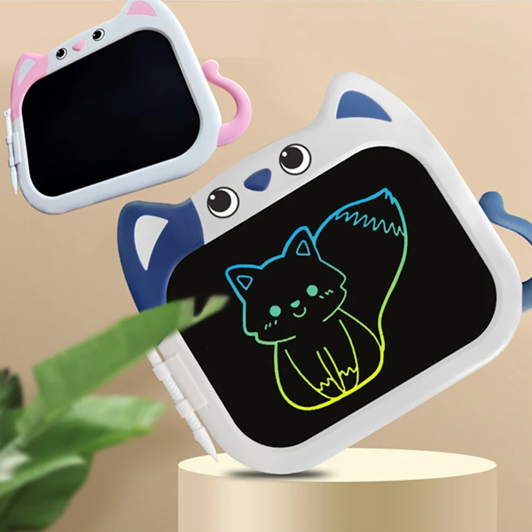 [겨울 놀이/만들기 기획전][본사] 큐티 고양이 컬러 LCD 놀이 아이패드 10인치 매직보드 전자노트