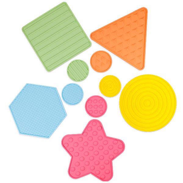 센서리 쉐이프 촉감 보드 매트 10p