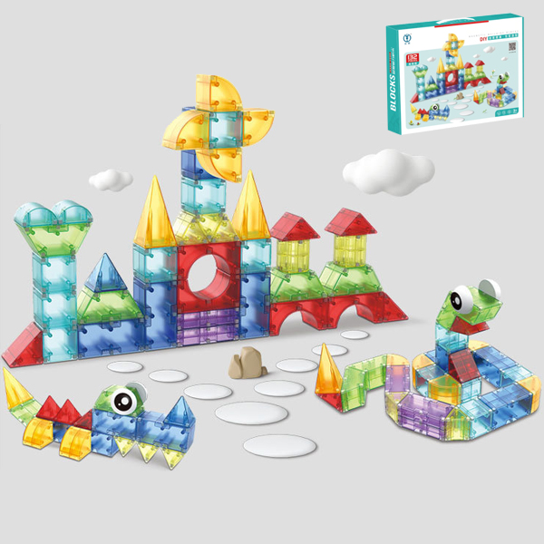 매직 마그네틱 빌딩 블럭 132p