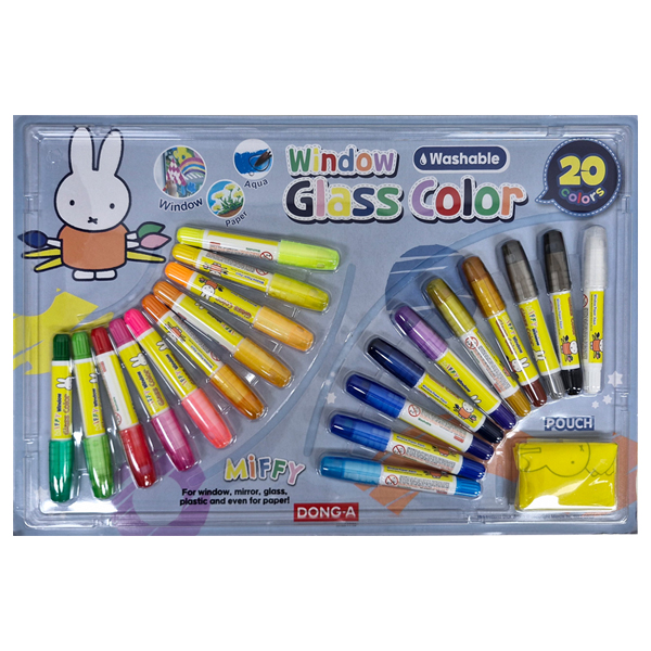 윈도우 글라스칼라펜 20본 + 파우치세트 글라스펜 글라스데코 캘라그라피