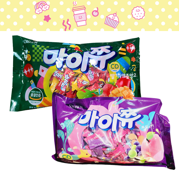 크라운 대용량 마이쮸 800g 마이쭈 딸기맛 애플망고 복숭아 츄잉 젤리 어린이 아이 유아 간식