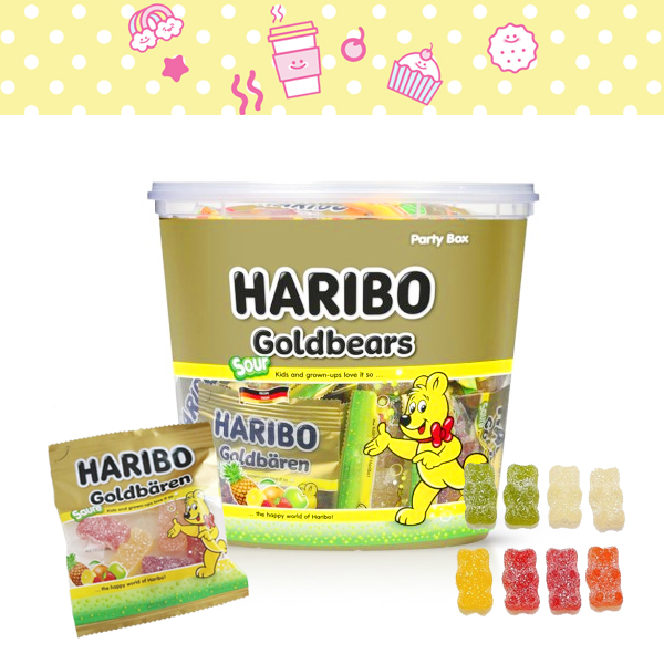 HARIBO 하리보 골드베렌 샤우어 870g 통 곰젤리 과일 구미 크리스마스 선물 어린이집 유치원