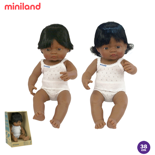 미니랜드 세계 여러나라 친구들시리즈-아메리카(38cm) (남여세트) (성교육특화용)